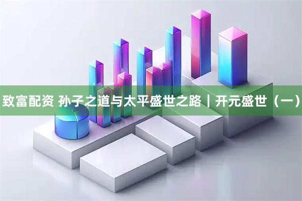 致富配资 孙子之道与太平盛世之路｜开元盛世（一）