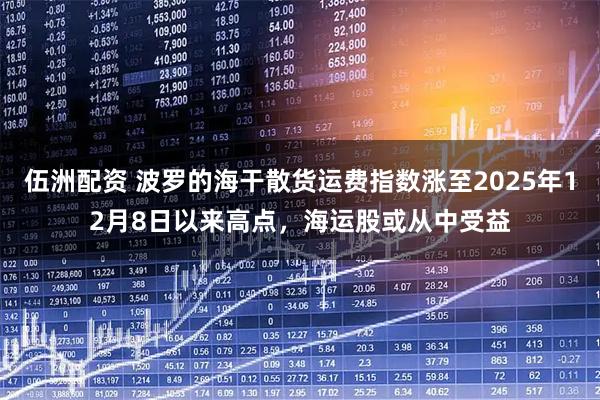 伍洲配资 波罗的海干散货运费指数涨至2025年12月8日以来高点，海运股或从中受益